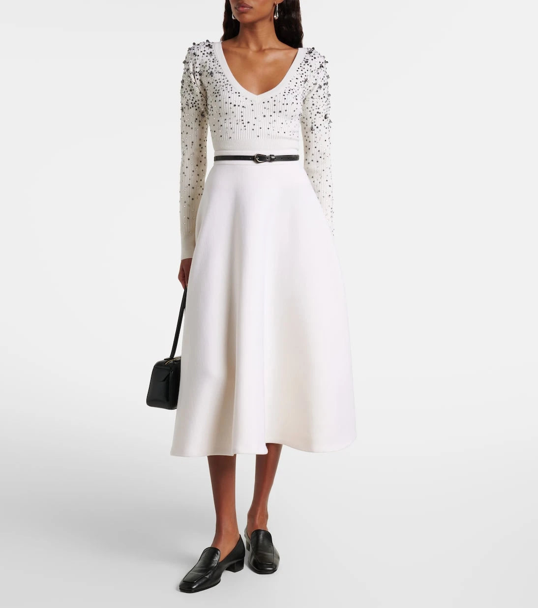 Max Mara - Gang embellished wool-blend sweater