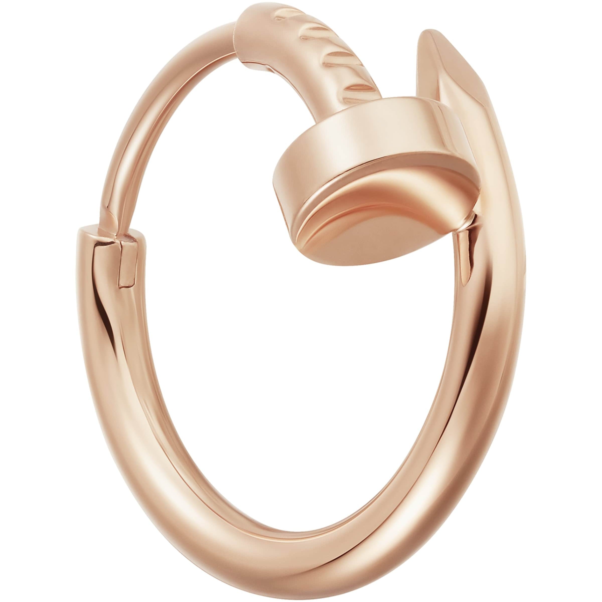 Rose Gold Juste Un Clou Single Hoop Earring