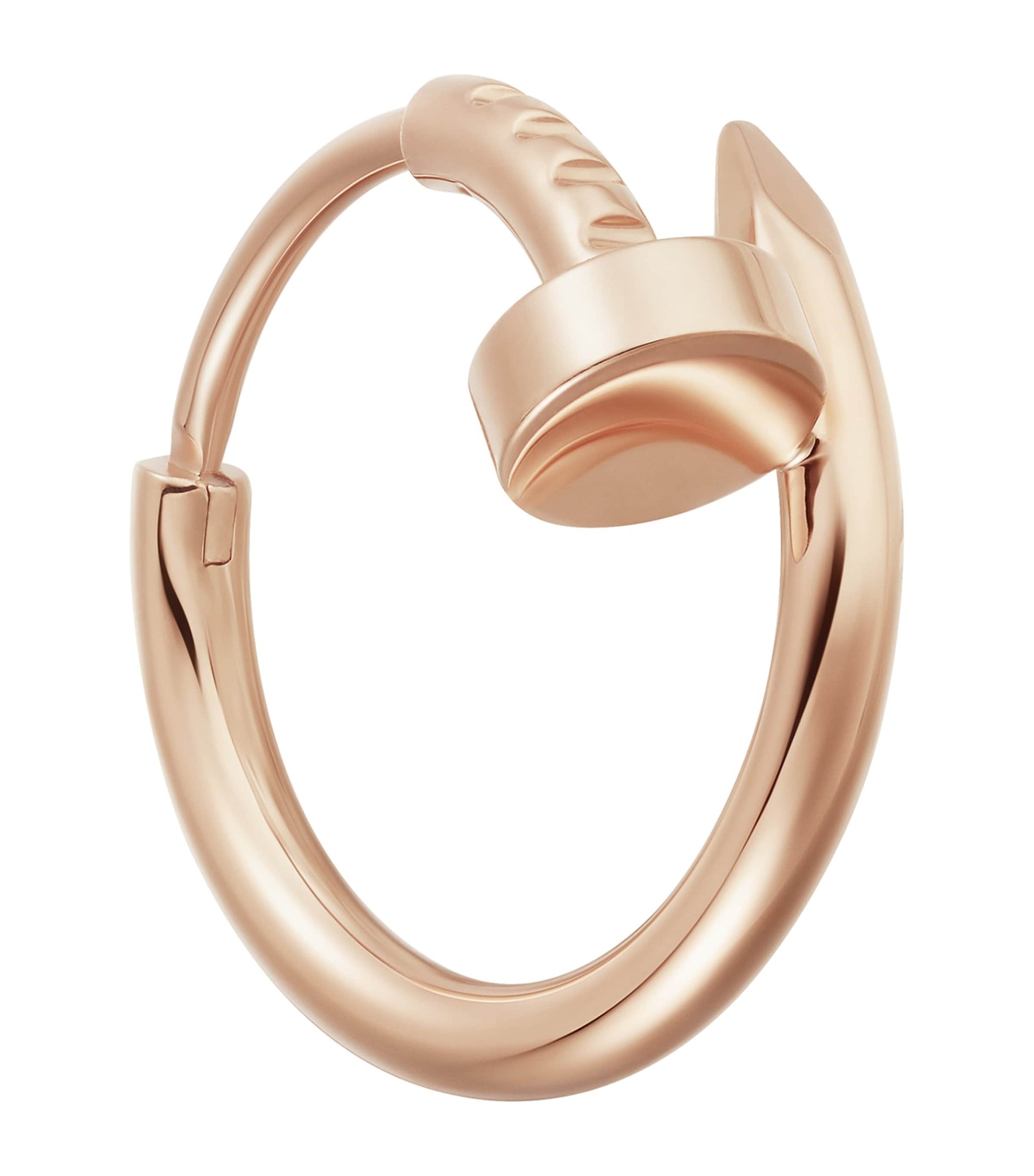 Rose Gold Juste Un Clou Single Hoop Earring