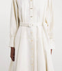 Palmer//Harding White Stretch-Cotton Comfort Found Midi Dress