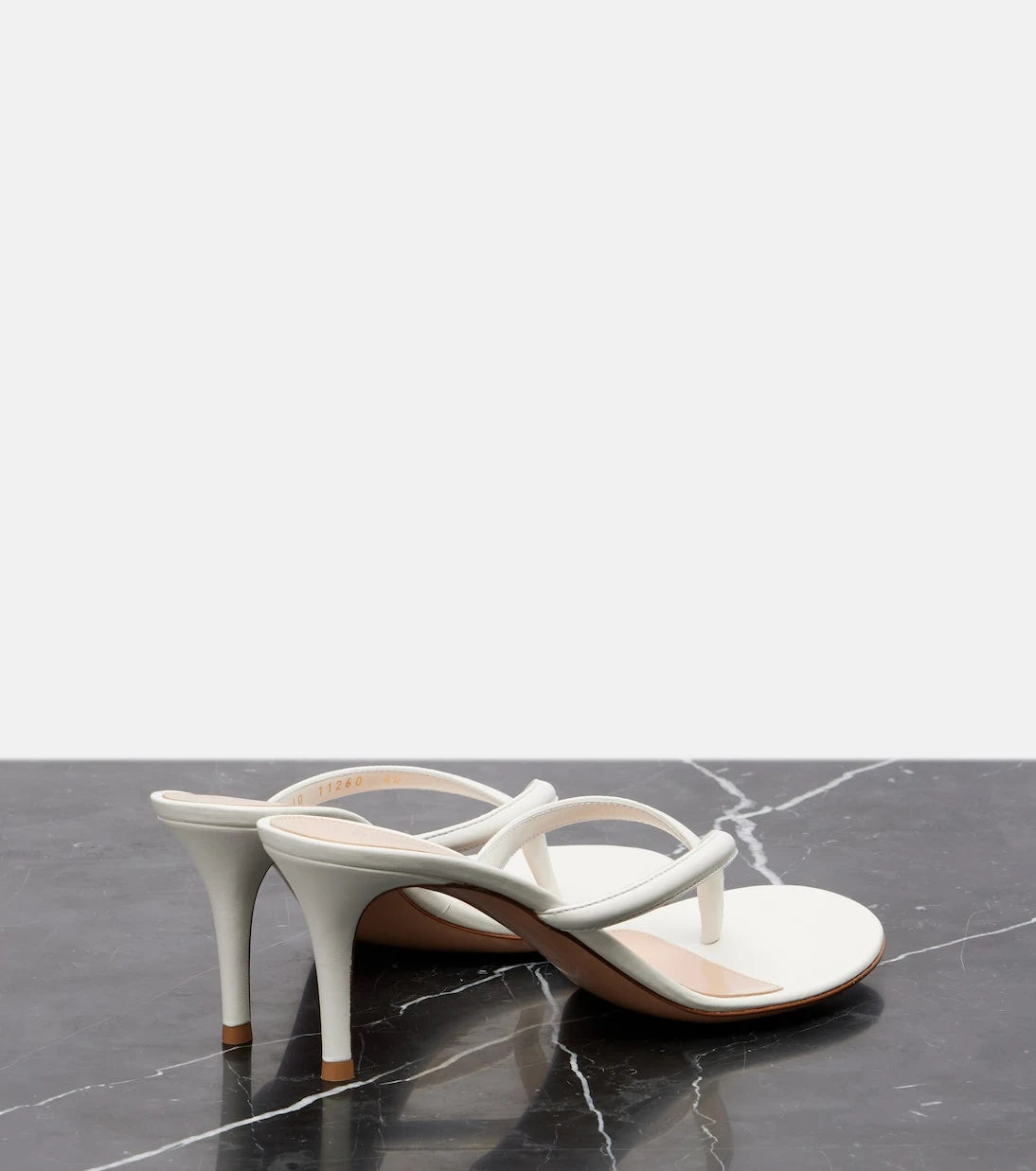 Gianvito Rossi - Calypso 70 leather thong sandals