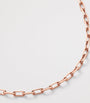 Small Rose Gold Santos de Cartier Long Chain Necklace