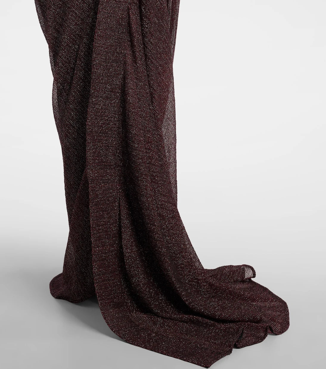 Maticevski - Lexicon draped gathered lamé gown