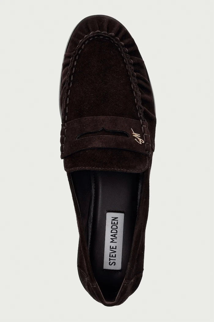 Steve Madden kadın süet mokasen Muse-SM
