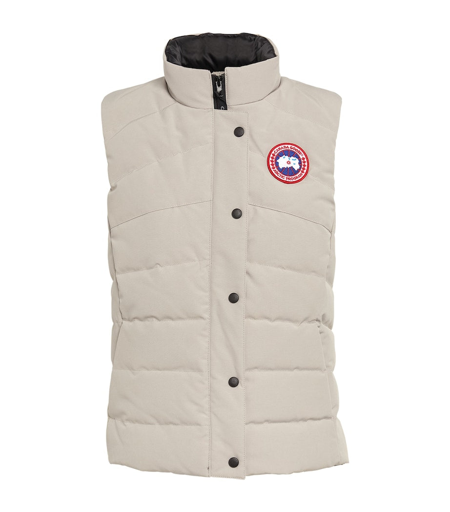 Canada Goose Beige Down-Filled Quilted Freestyle Gilet