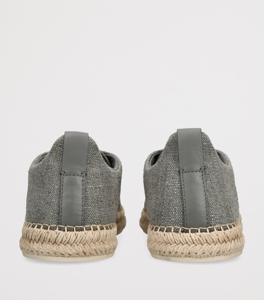 Canvas Triple Stitch Espadrilles