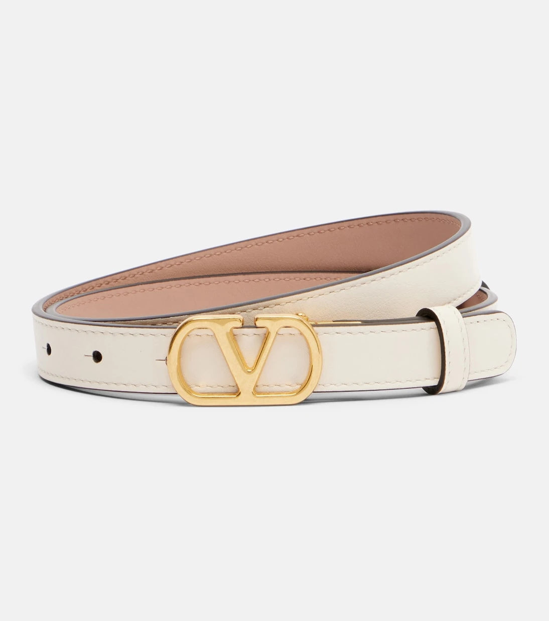 Valentino Garavani - VLogo reversible leather belt