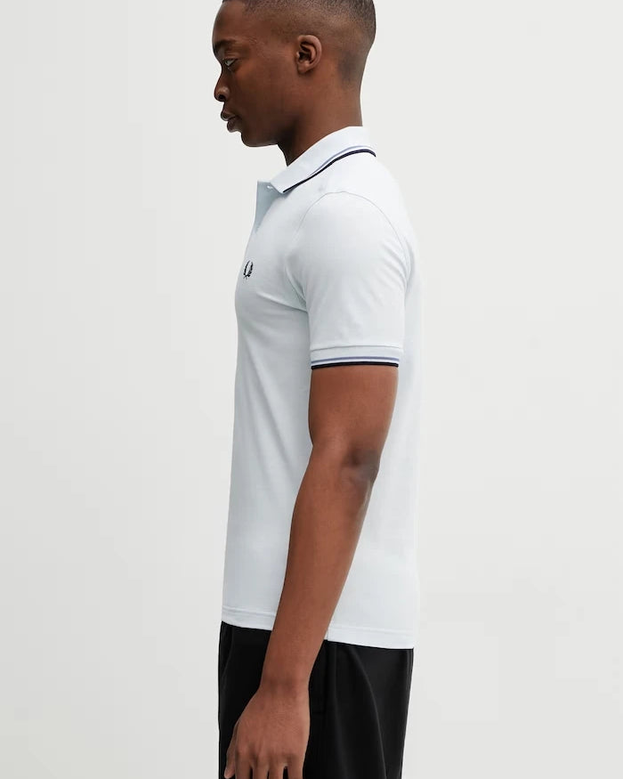 Памучна тениска с яка Fred Perry