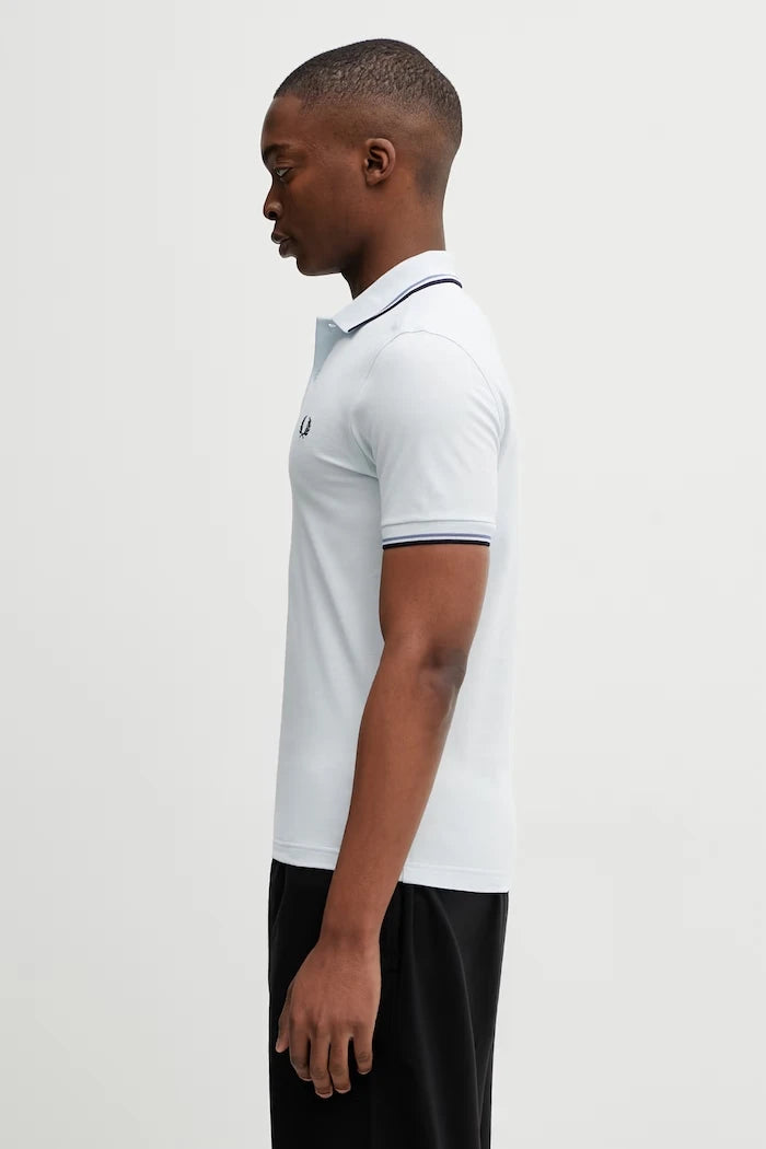 Памучна тениска с яка Fred Perry