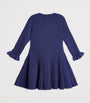 Self-Portrait Kids Blue Pointelle Knitted Dress (3-12 Years)