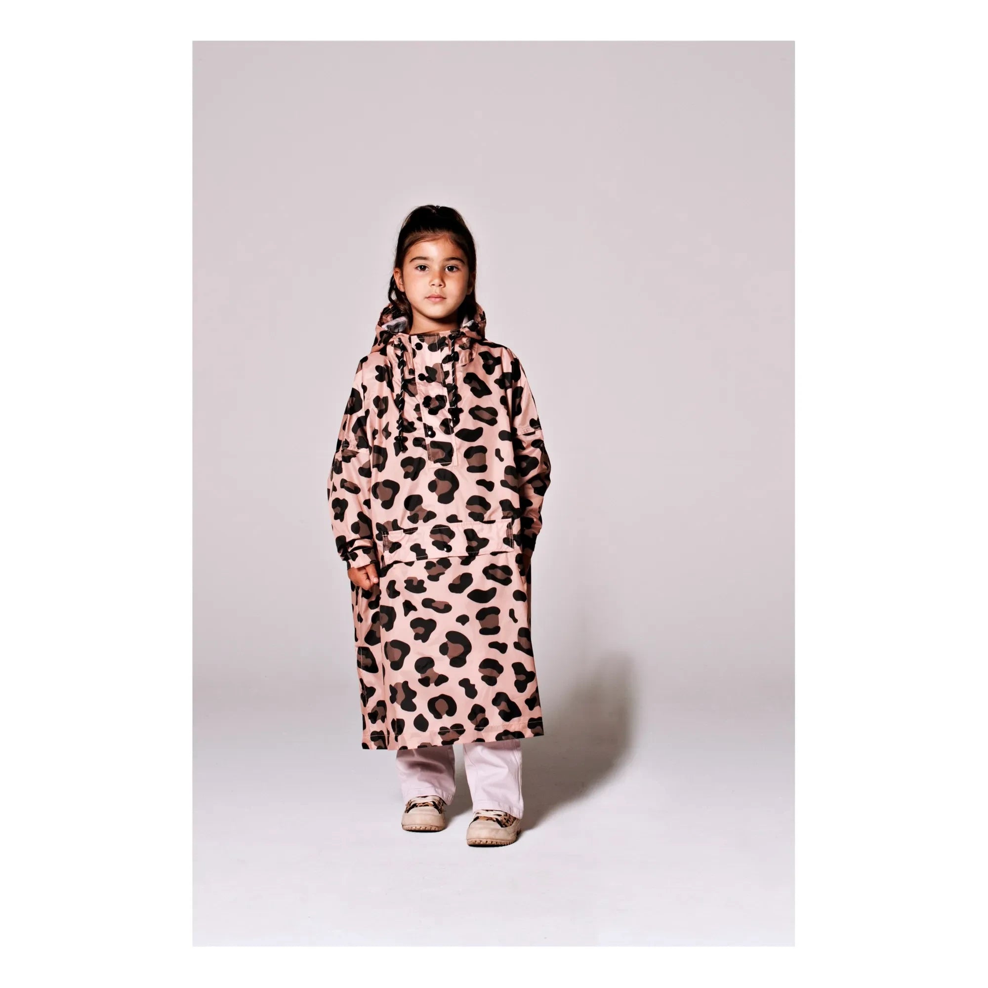 Rainkiss - Pink Panther Rain Cape - Kids Collection | Dusty Pink