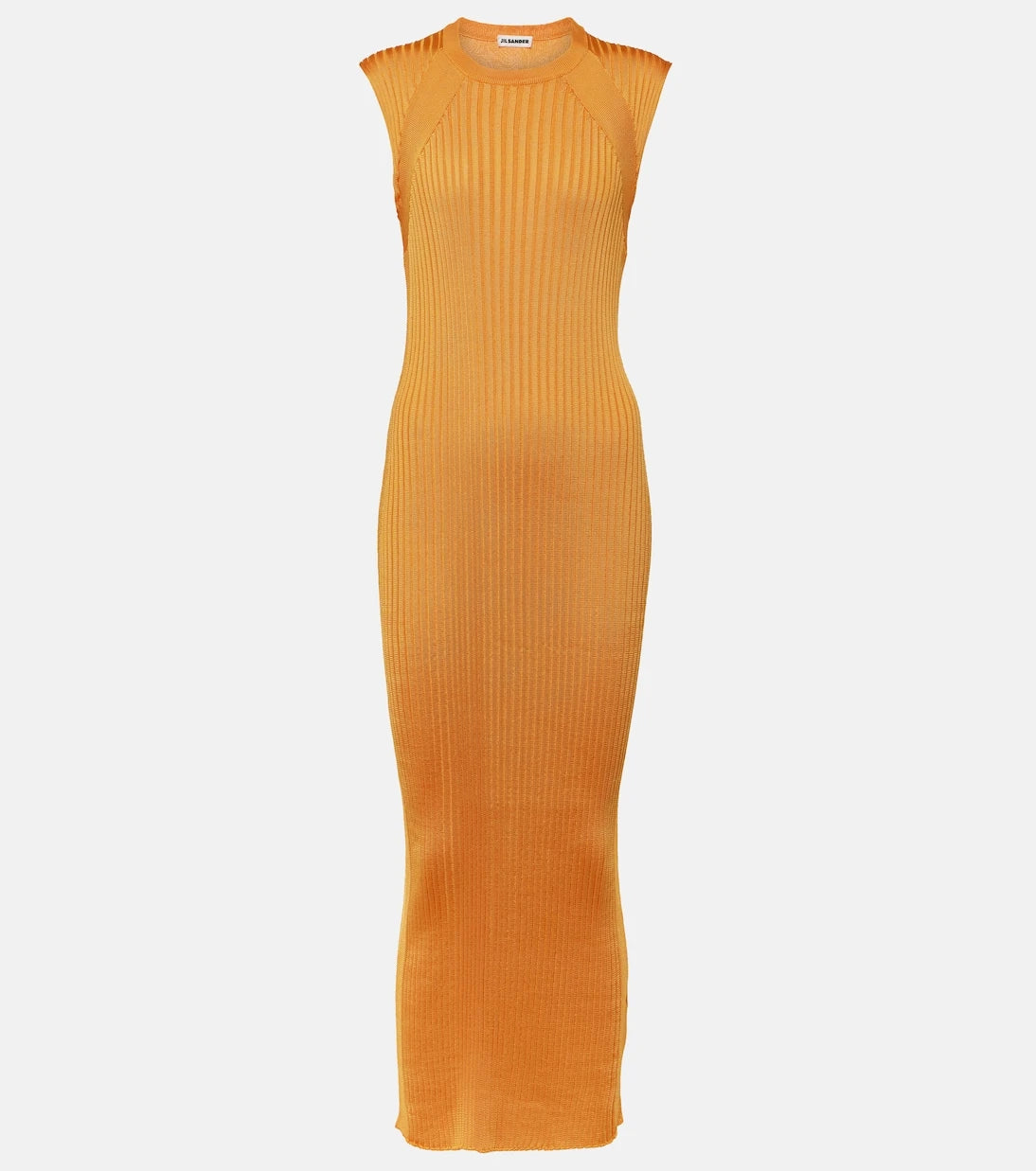 Jil Sander - Ribbed-knit jersey maxi dress