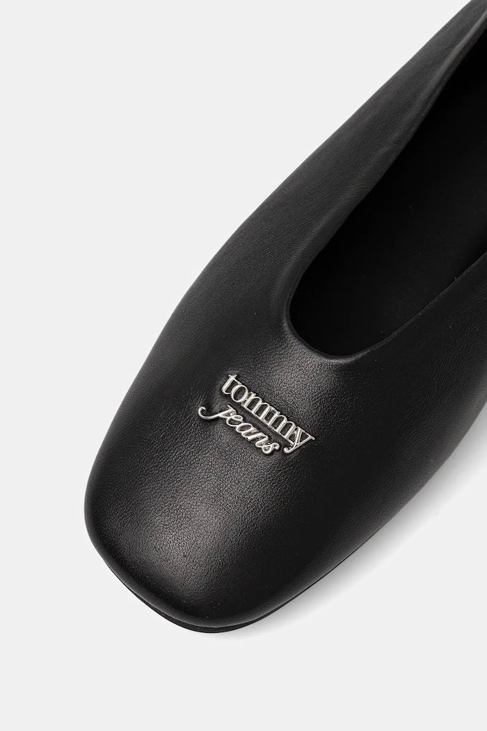 Tommy Hilfiger TJW BALLERINA WITH LACES Deri Balerin