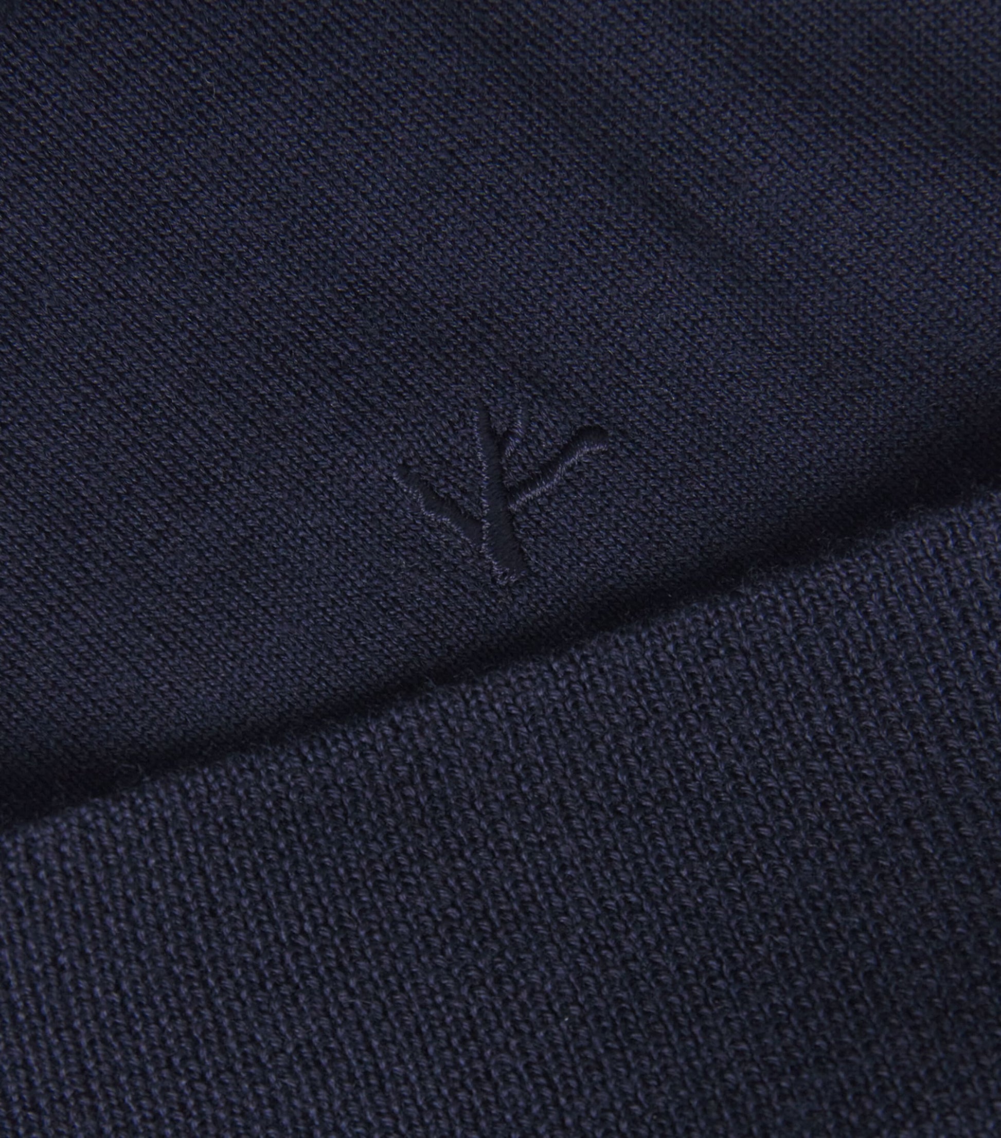 Isaia Blue Wool-Silk-Cashmere Rollneck Sweater