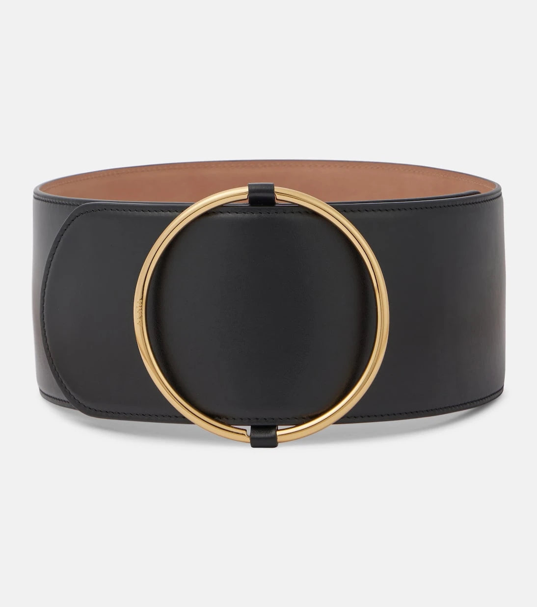 Alaïa - Ring leather belt