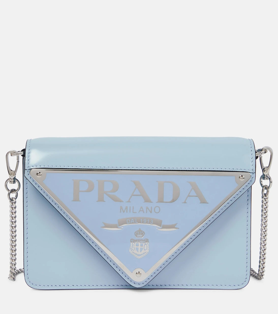 Prada - Mini leather crossbody bag