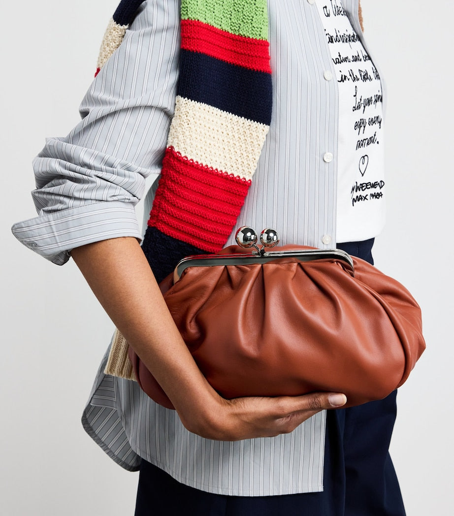 Red Medium Leather Pasticcino Clutch Bag