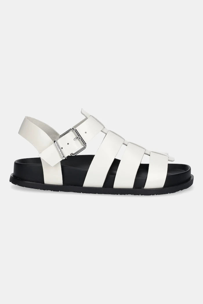 Tommy Jeans TJW FISHERMAN PATENT SANDAL Deri Sandalet