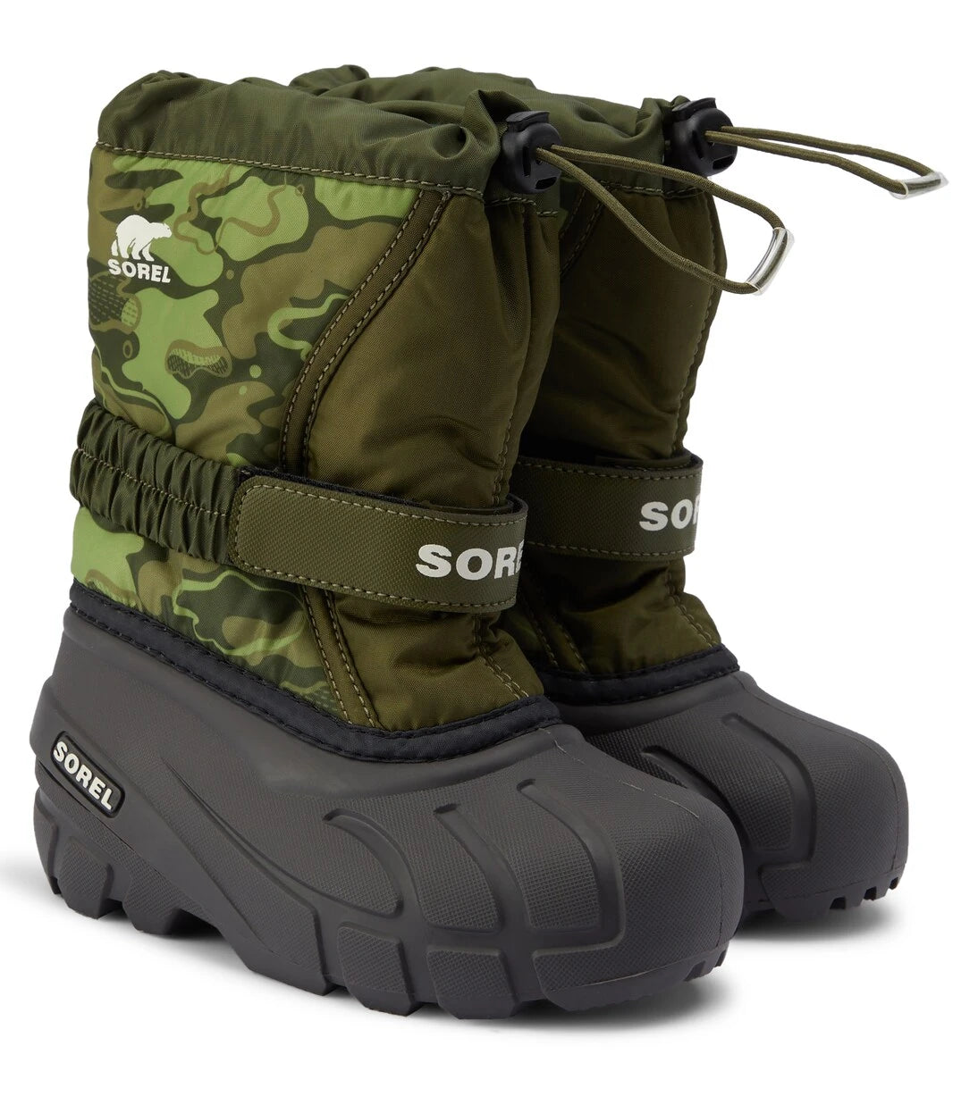 Sorel Kids - أحذية فلوري الثلجية المطبوعة