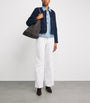 Rag & Bone White Quilted Carter Denim Jacket