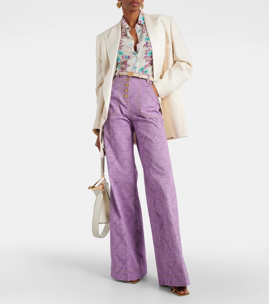 Etro - Floral cotton shirt