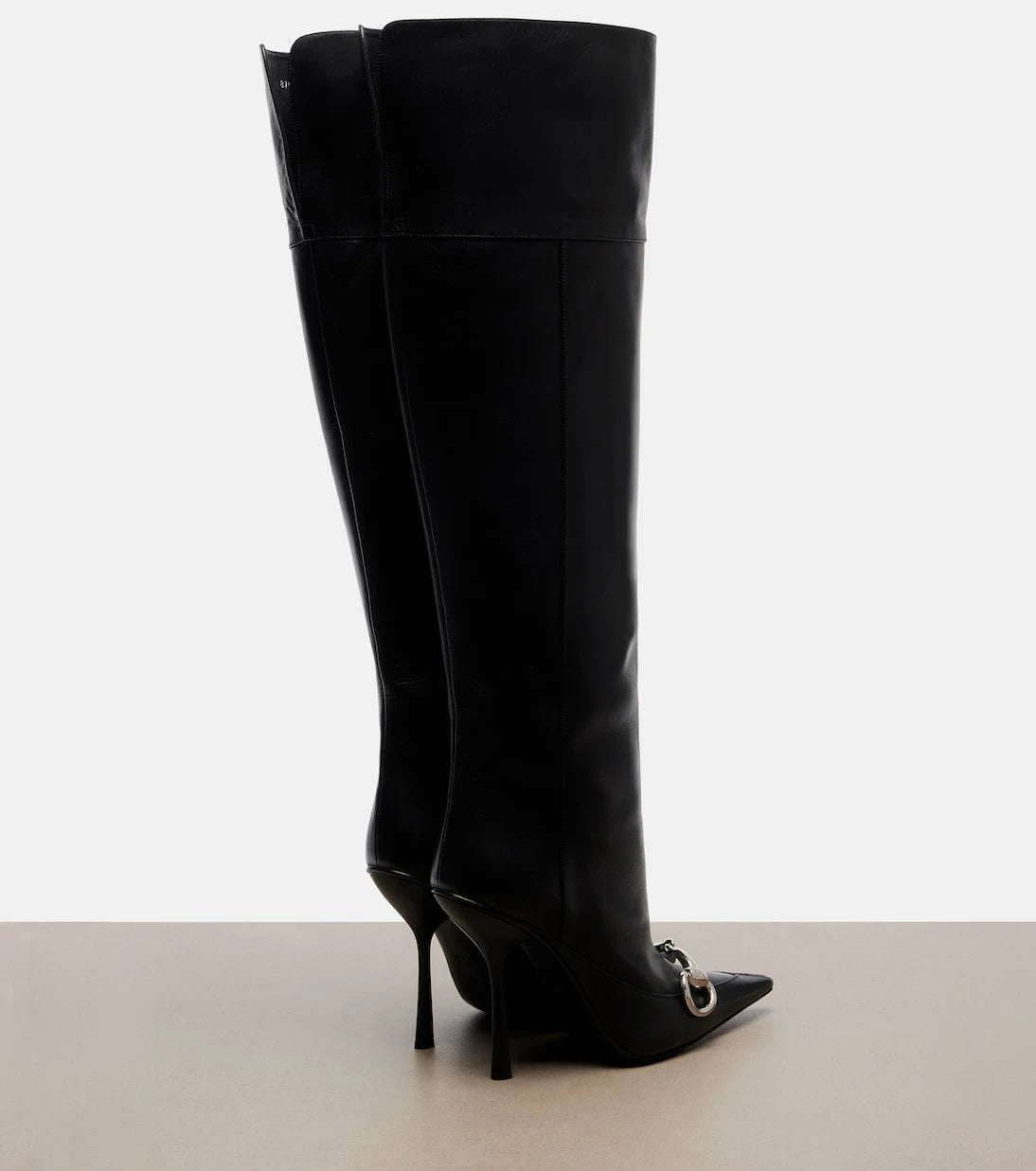 Gucci - Boulevard Horsebit leather knee-high boots