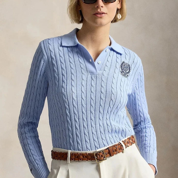 Polo Ralph Lauren пуловер дамски от памук Wimbledon