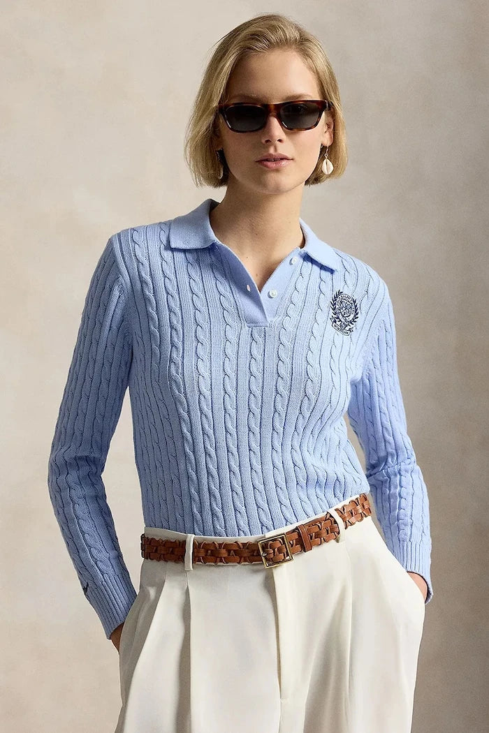 Polo Ralph Lauren пуловер дамски от памук Wimbledon