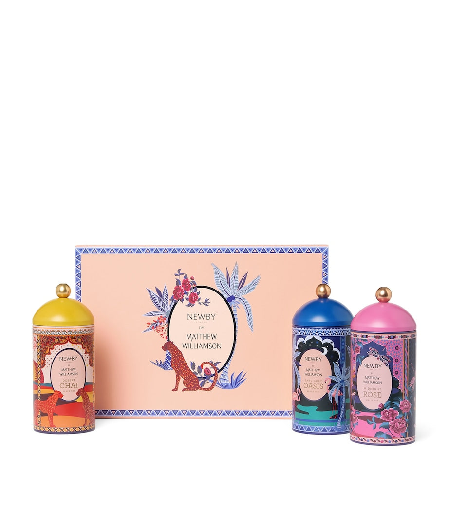 NEWBY x Matthew Williamson Trio Loose Leaf Tea Gift Set