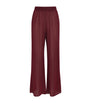 Oséree Burgundy Metallic Lumiere Trousers