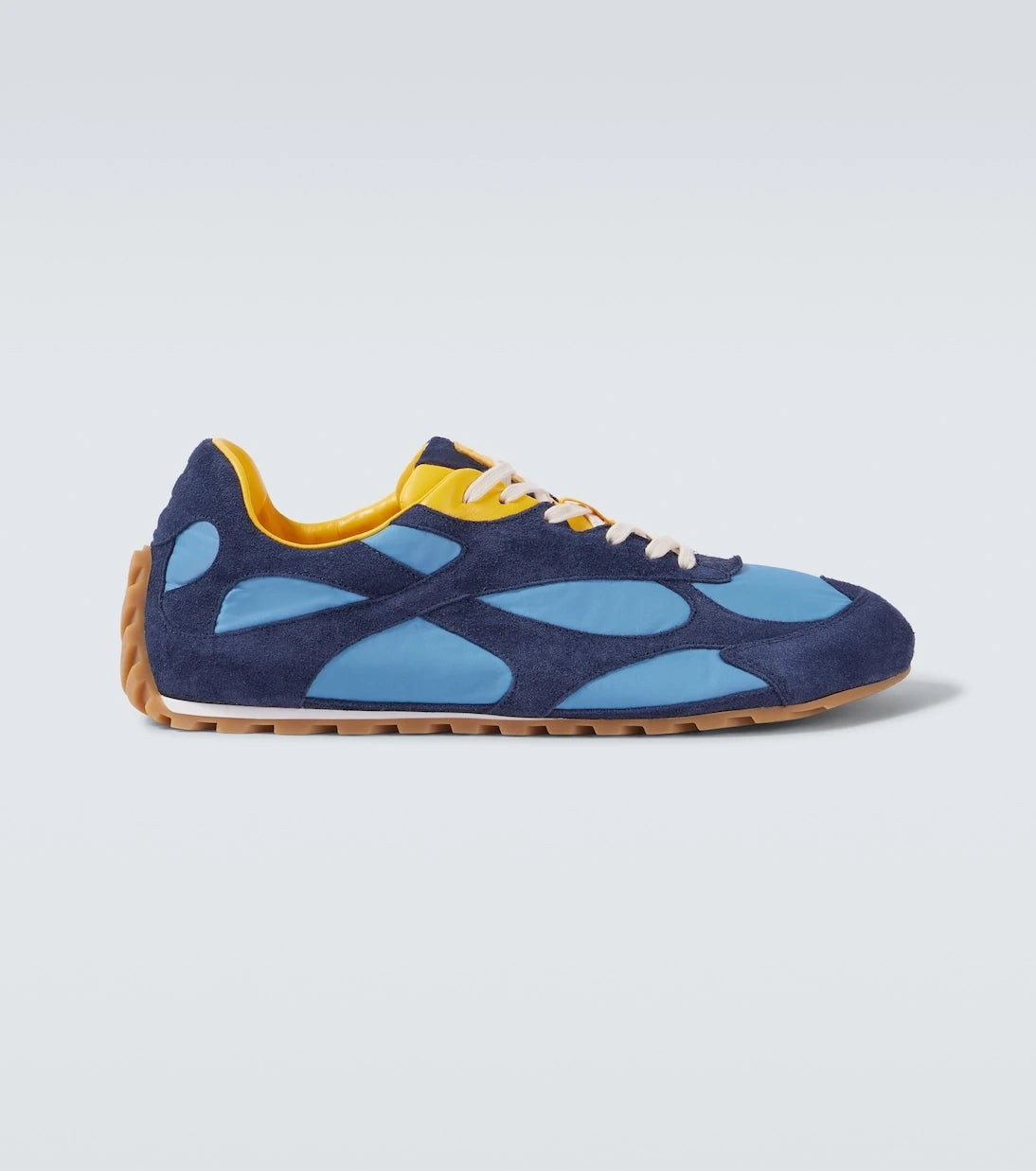 Bottega Veneta - Orbit Flash suede-trimmed sneakers