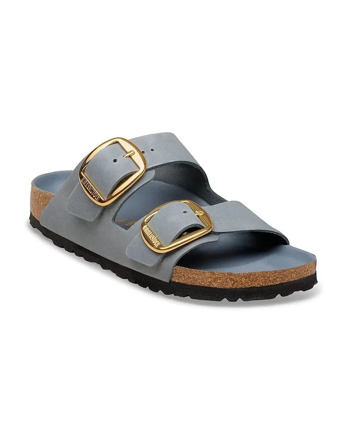 Birkenstock чехли дамски от кожа Arizona Big Buckle