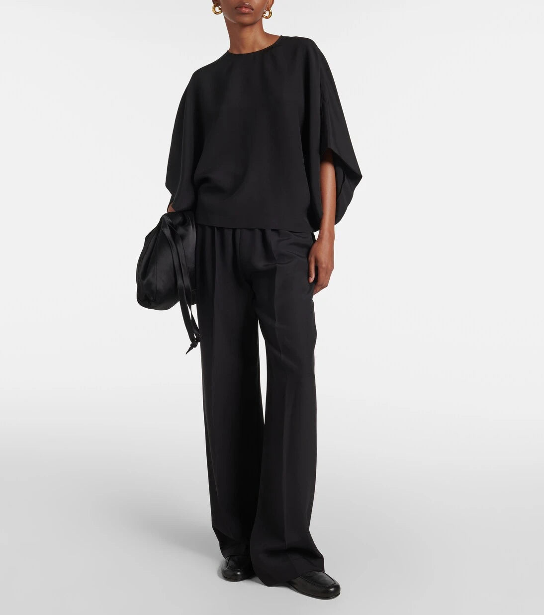 Fforme - Tenley draped silk top