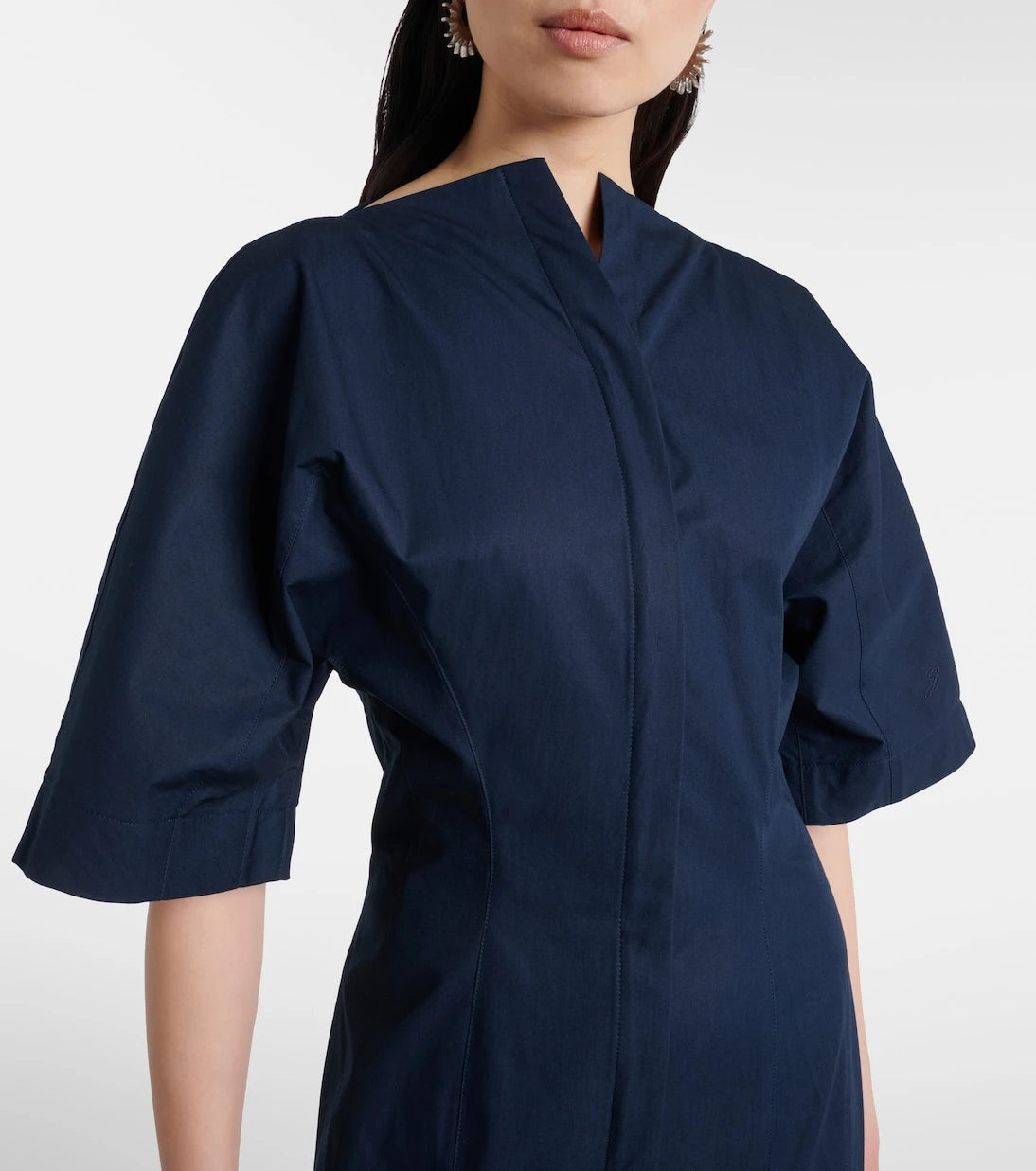 Jacquemus - Moisson cotton poplin midi dress