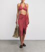 AWAY THAT DAY Burgundy Santorini Sarong