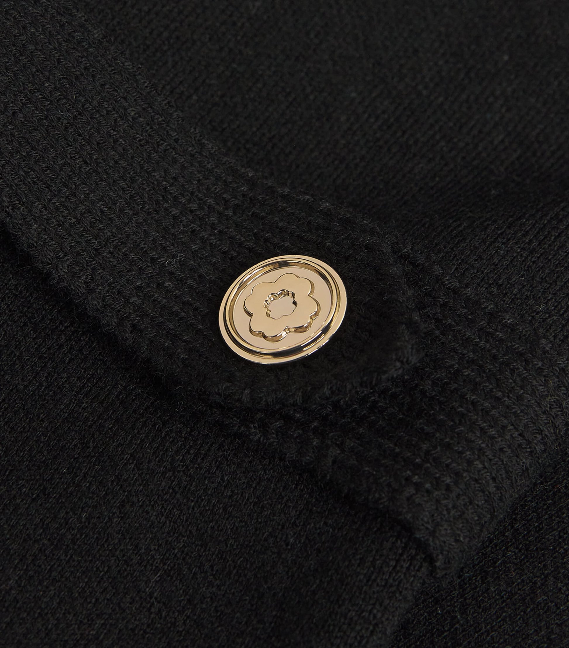 Maje Black Cape-Effect Cardigan