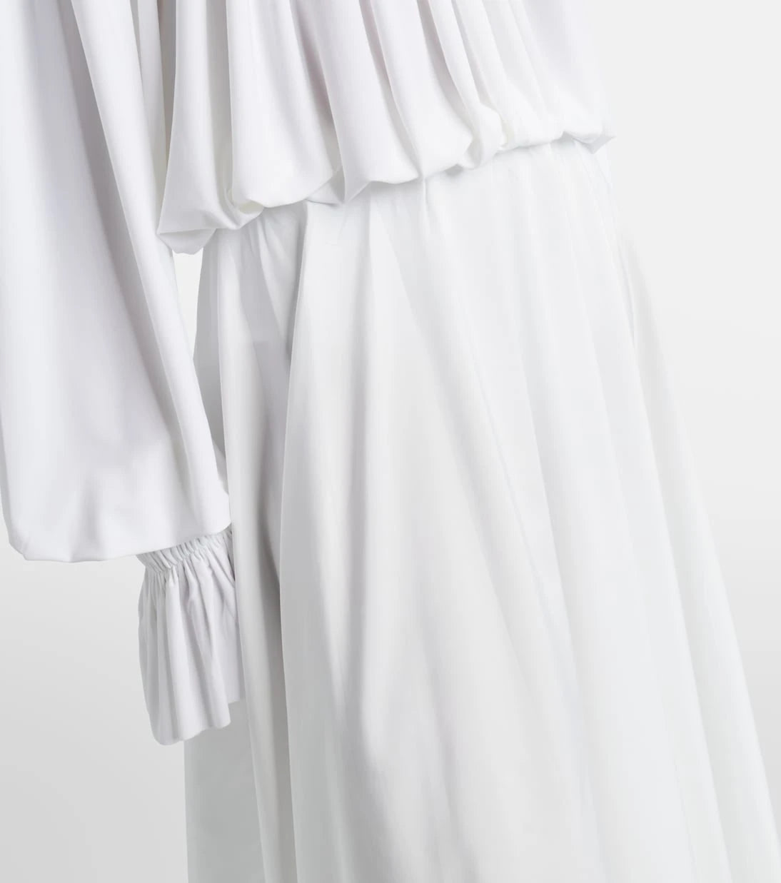 Norma Kamali - High-rise midi skirt