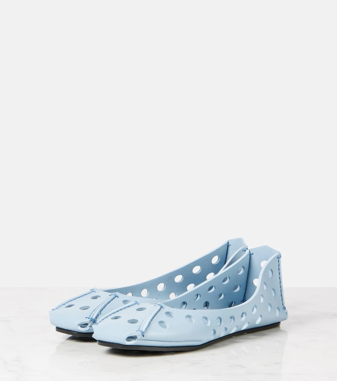 Alaïa - Perfo leather ballet flats