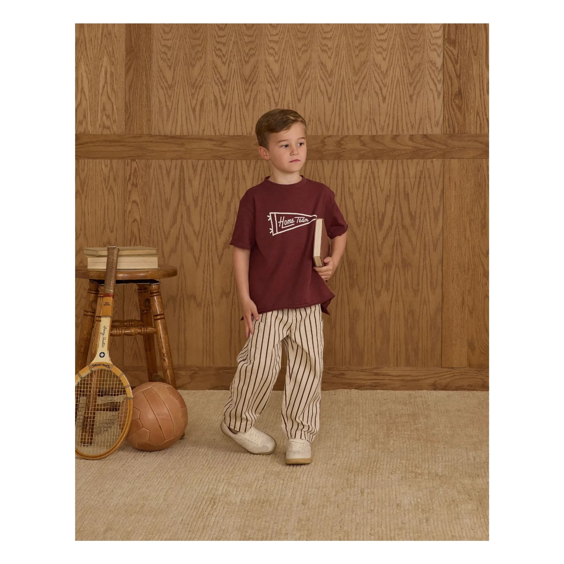 Rylee + Cru - Cargo Pants Stripes | Ecru