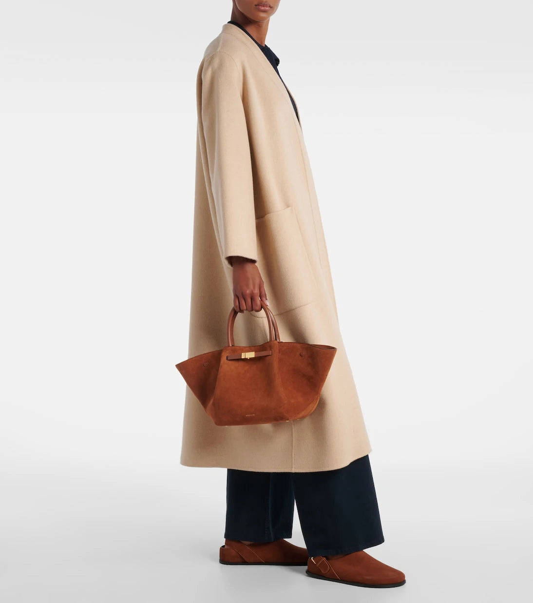 DeMellier - New York Midi suede tote bag