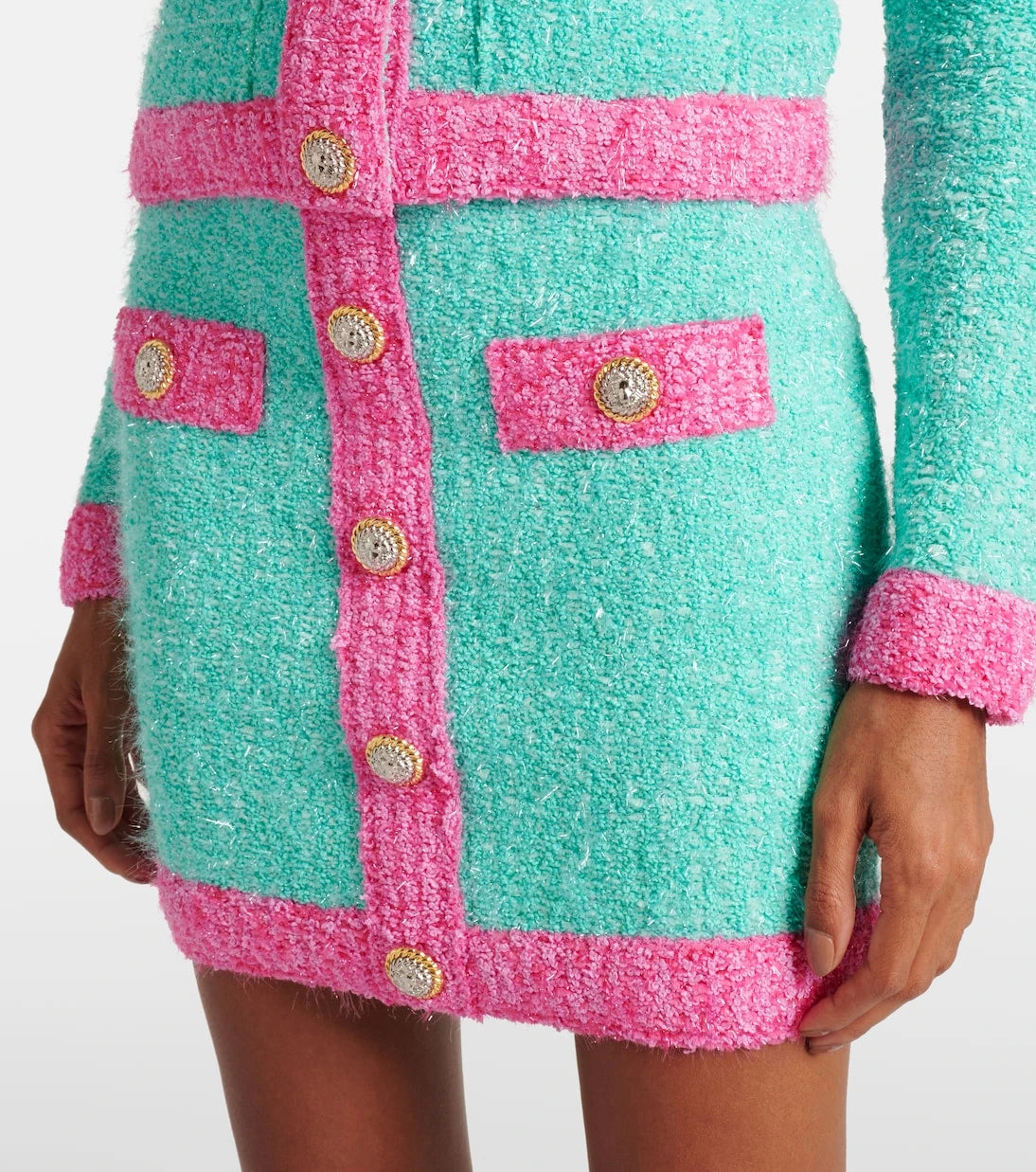 Balmain - Knitted miniskirt