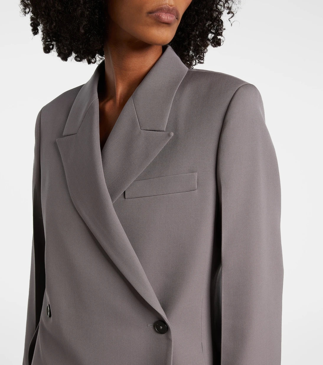 Jil Sander - Double-breasted wool gabardine blazer