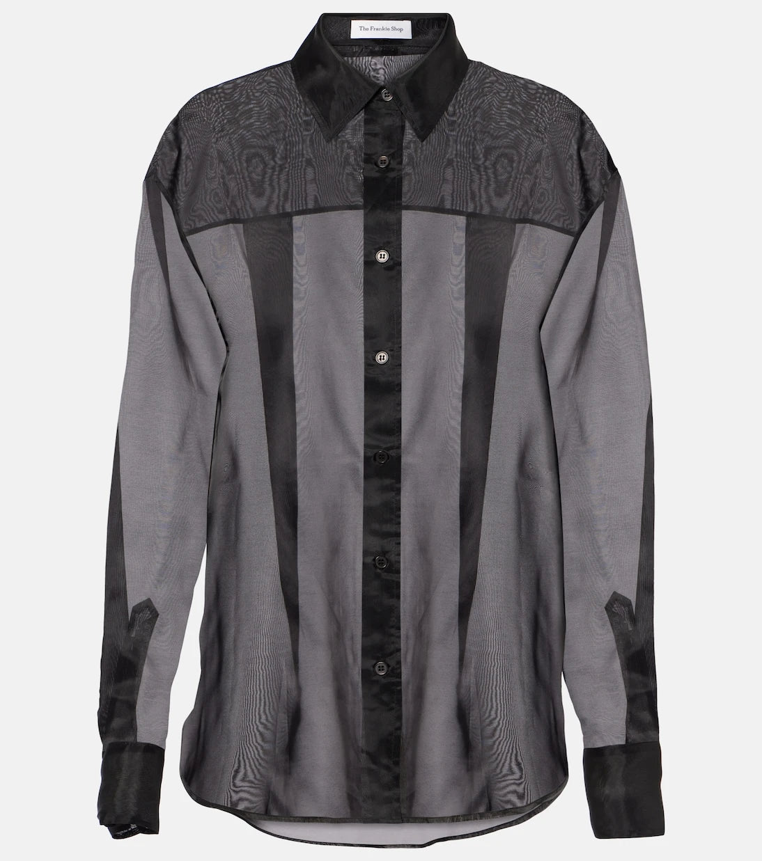 The Frankie Shop - Peri sheer silk-blend shirt
