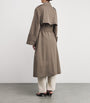 Stylein Brown Cotton-Blend Siena Trench Coat