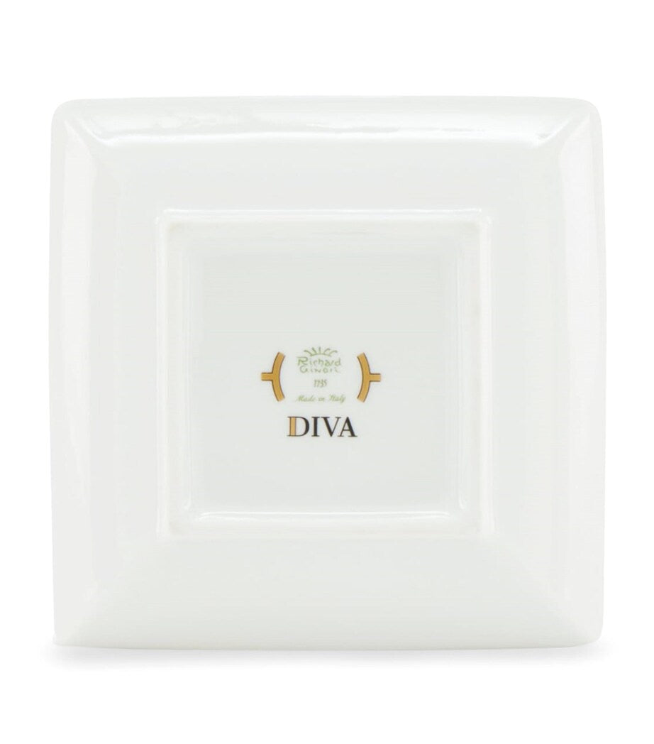 Porcelain Colonna Diva Square Change Tray (13.5cm)