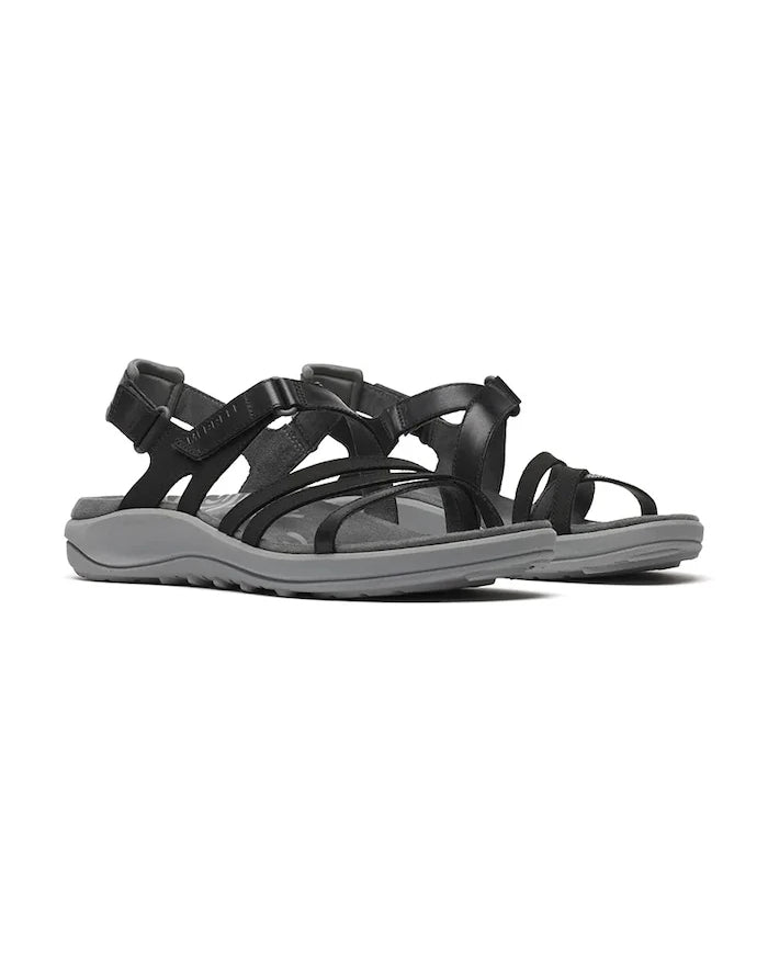 Merrell kadın açık topuklu deri sandalet HARBOR BACKSTRAP