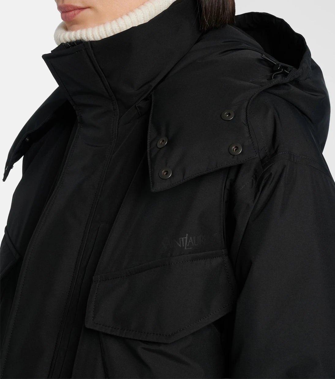Saint Laurent - Technical canvas down ski jacket