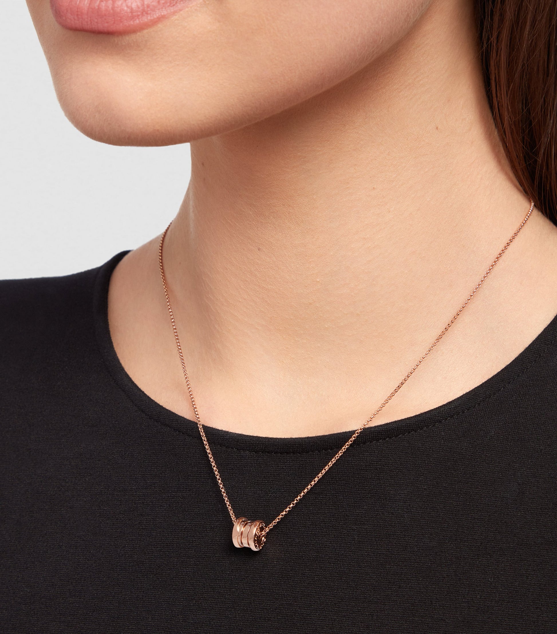 Rose Gold B.zero1 Necklace
