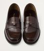 Brushed Leather Loafers