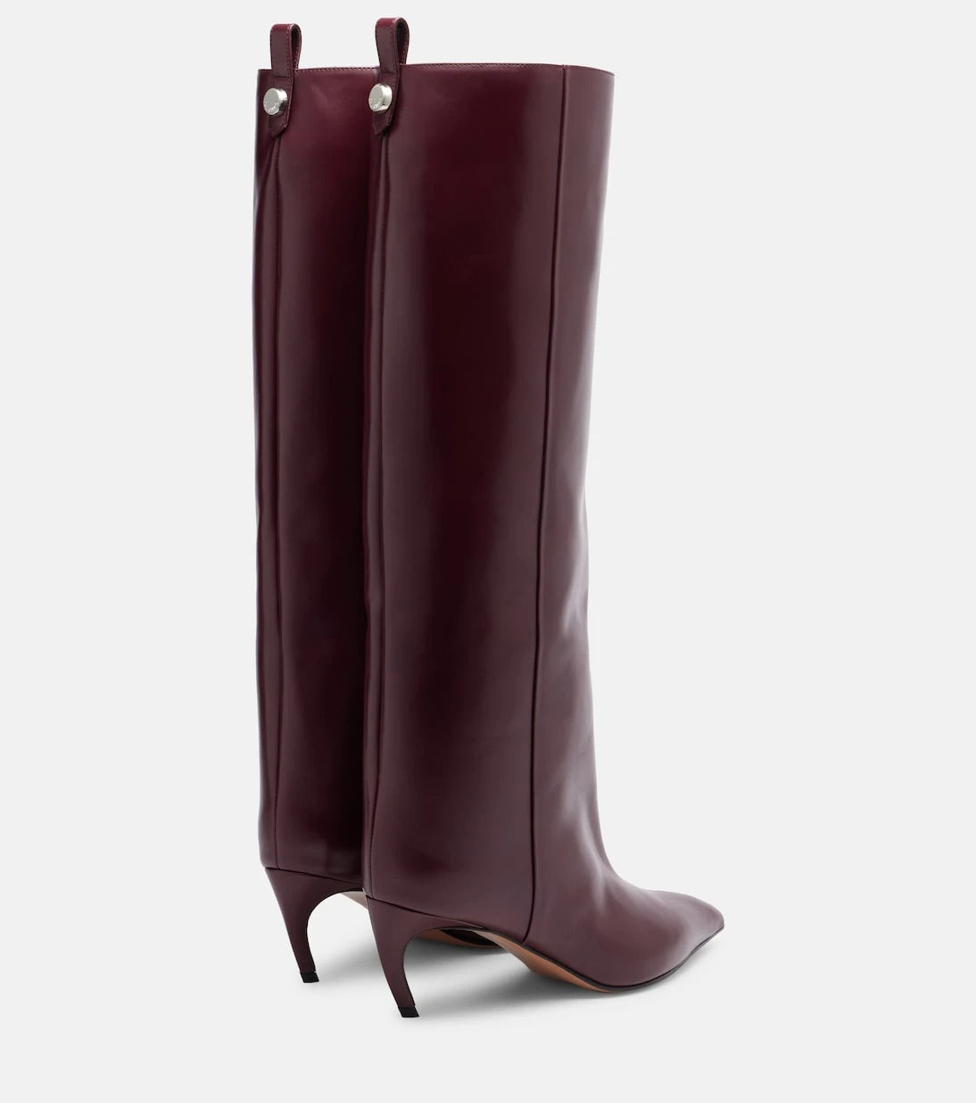 The Attico - Lea 90 leather knee-high boots